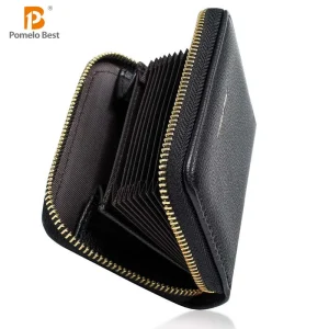 Pomelo Best Fashion Zipper Wallets Womens multi-functional Coin Purses with Cards Holder PU Leather Billfold Wallet Handbag